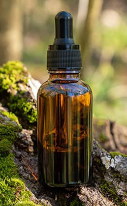 eye dropper with tincture inside